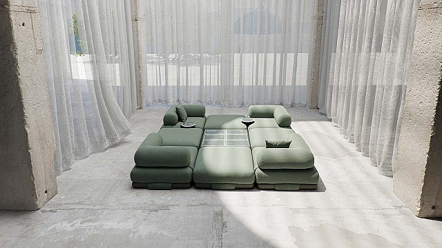 Kettal x Patricia Urquiola's 'Insula' sofa draws from traditional Arab seating