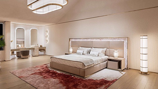 Italian Meta Luxury brand Visionnaire introduces its 'Aubade' bedroom