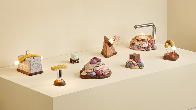 'Strange Friends': A vitrine of eight distinct table-top items that complement each other