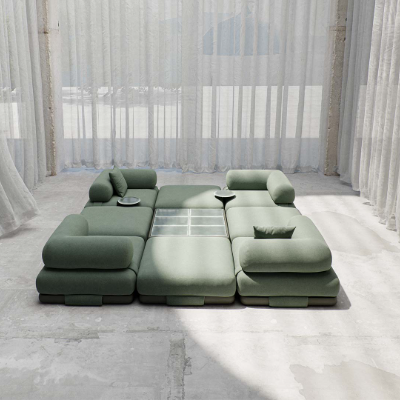 Kettal x Patricia Urquiola's 'Insula' sofa draws from traditional Arab seating