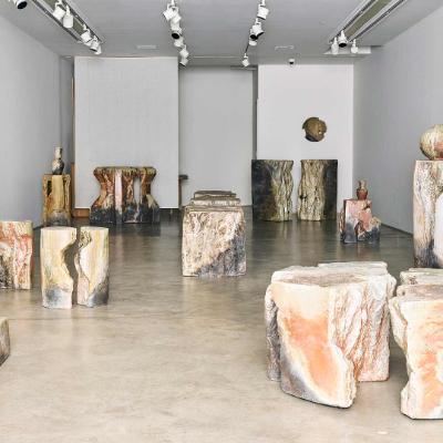 Casey Zablocki poses ceramic narratives of clay, fire and landscape at the Guild Gallery