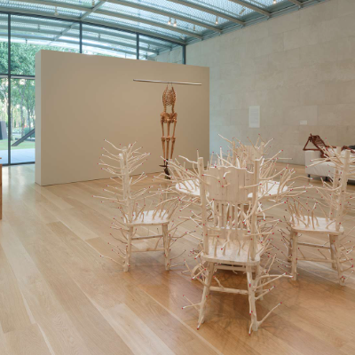 Hugh Hayden stages an uncanny &lsquo;Homecoming&rsquo; at Nasher Sculpture Centre