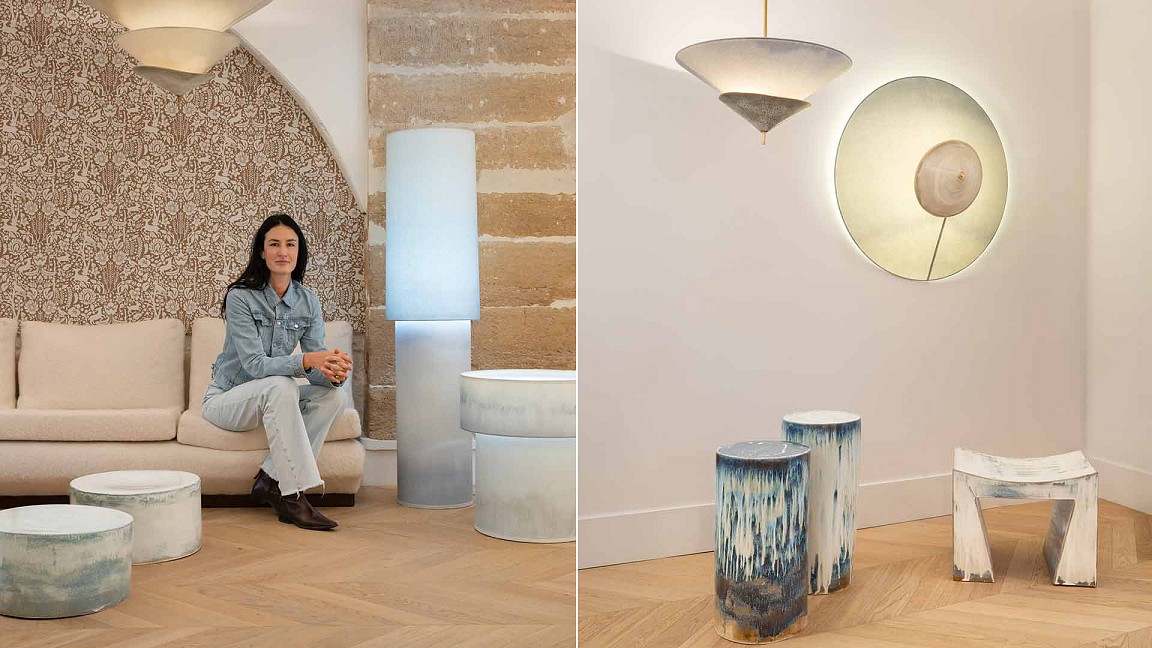 Elsa Foulon's ceramics meet Schumacher's textiles at Paris Design Week 2024