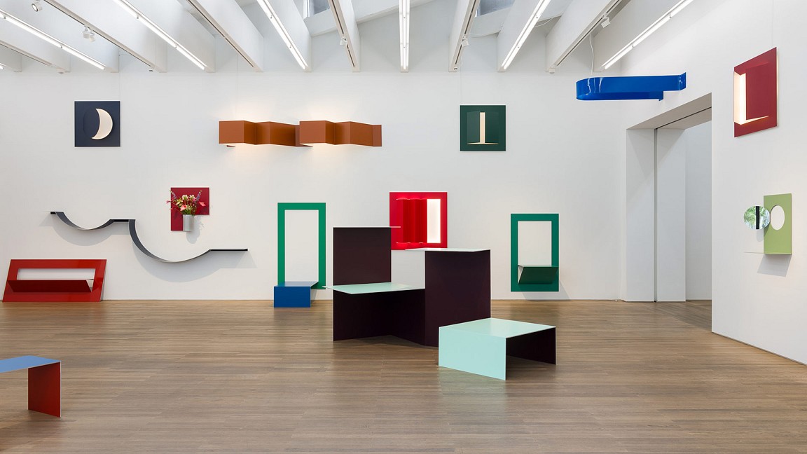 Muller Van Severen 'Frames' fictional compositions of light and colour in Antwerp