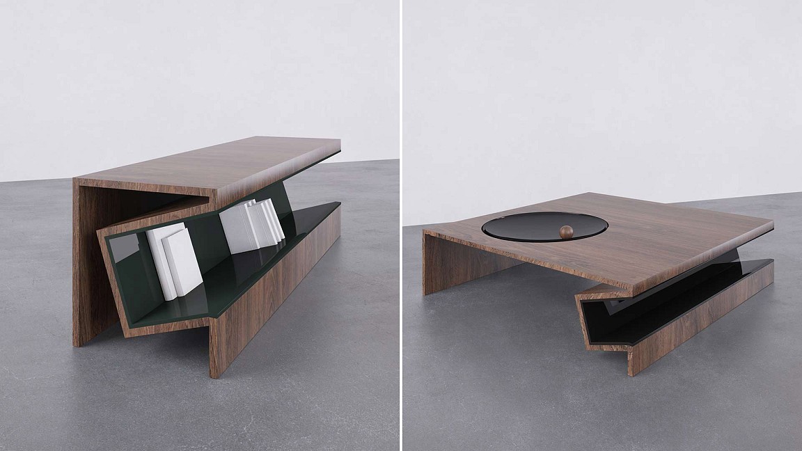 Atome Associ&eacute;s emphasises levitating nooks in Gerrit Rietveld-inspired furniture