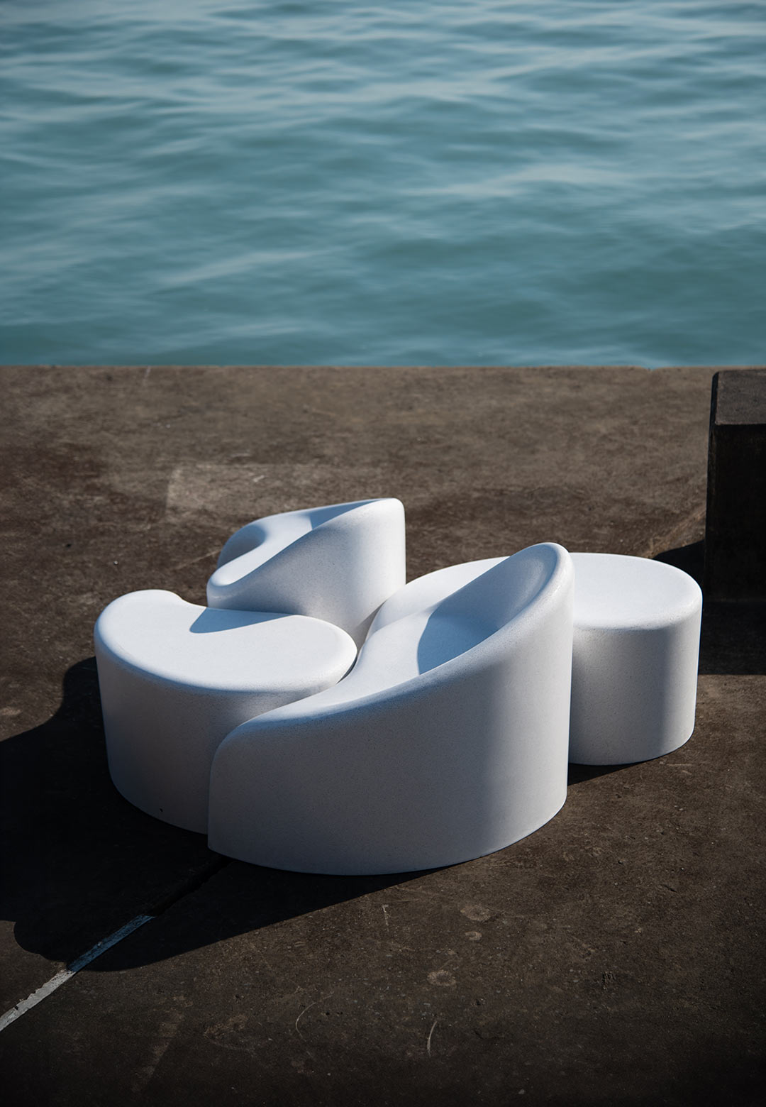 'Polli' by Karim Rashid is a modular stool designed for multiple functions
