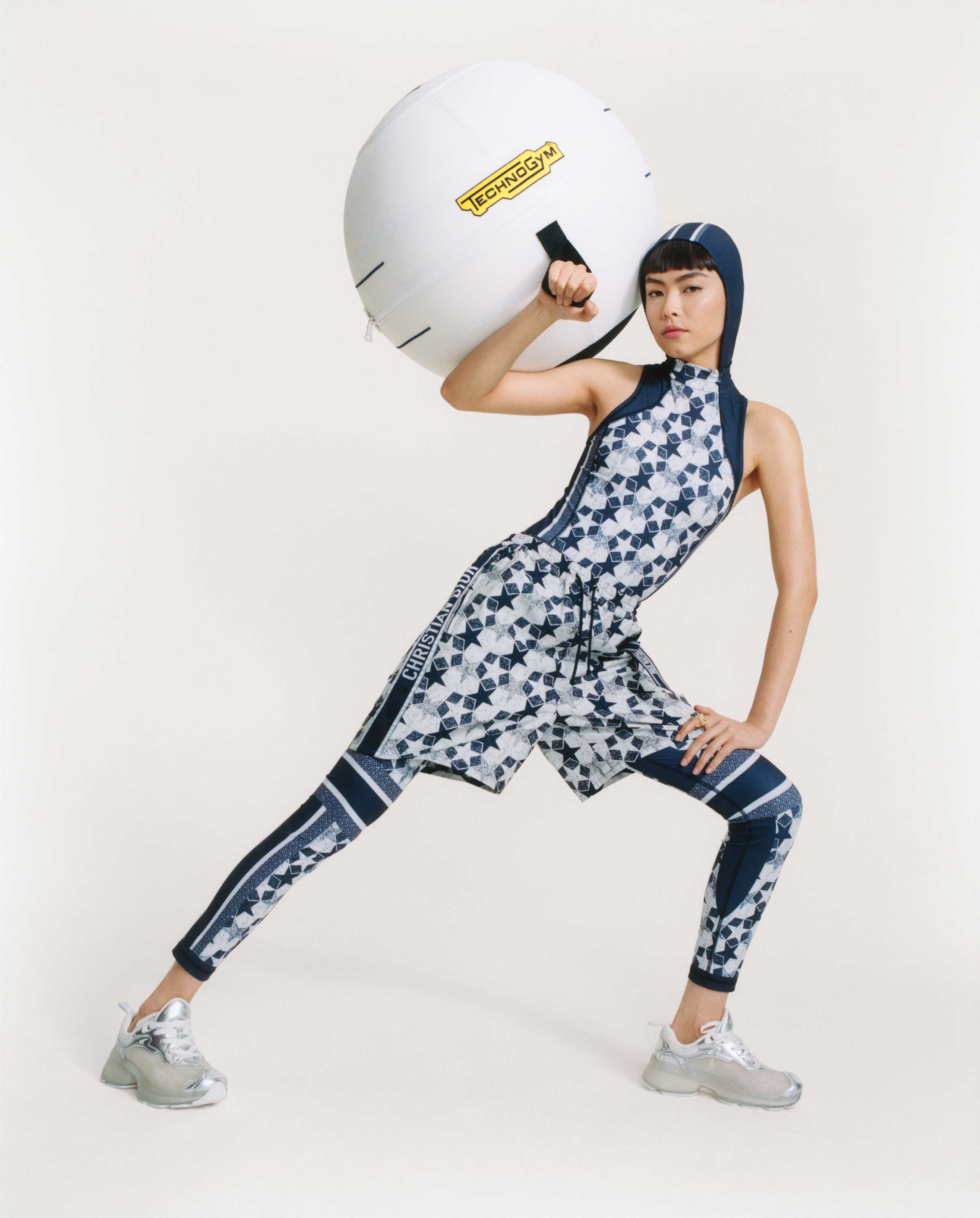 Dior x Technogym: Branded Treadmill, Workout Bench & Fitness Ball