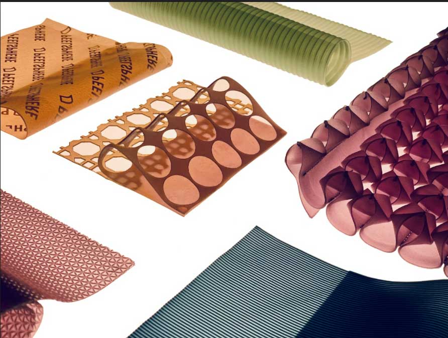 Peelsphere is a leather-alternative biomaterial made from fruit waste