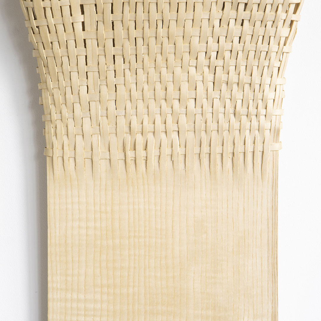 Sato Nobuaki weaves furniture and sculptures with plywood strands | STIRpad